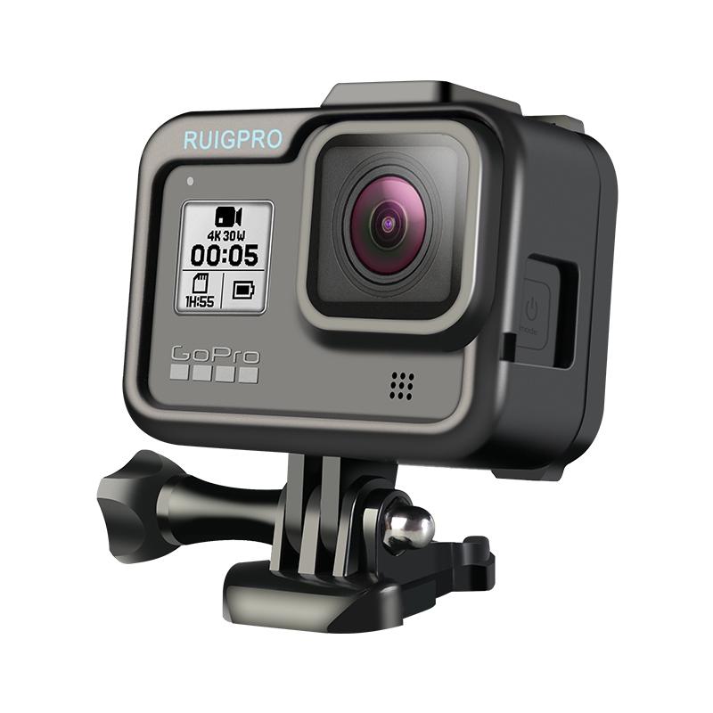 Protective Frame Mount for Gopro Hero8 - Durable Pc / Abs