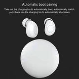 Wireless Earphones with Led Charging Box - J1 Tws - Black - Top-Down View