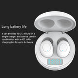 Wireless Earphones with Led Charging Box - J1 Tws - Black - 45-Degree Angle