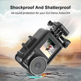 Plastic Cage with Cold Shoes for Dji Action Camera
