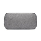 Versatile Headphone Charger & Data Cable Storage Bag - 23 x 11.5 x 5.5cm - Black - Close-Up Angle