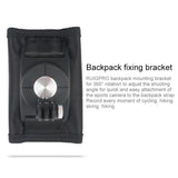 360 Degree Rotating Quick Release Backpack Strap Mount for Gopro Hero12 - 45-Degree Angle
