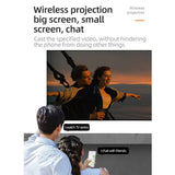 T20 320X240 400 Lumens Portable Home Theater Led Hd Digital Projector Same Screen Version - Rear View