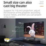 T20 320X240 400 Lumens Portable Home Theater Led Hd Digital Projector Same Screen Version - Extra Image