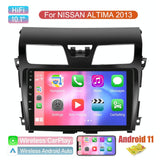 10.1 Inch Car Mp5 Player For Nissan Teana 13-16 - 4G 8 + 128G Reversing Video Screen - Standard + Ahd Camera - 45-Degree Angle