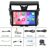 10.1 Inch Car Mp5 Player For Nissan Teana 13-16 - 4G 8 + 128G Reversing Video Screen - Standard + Ahd Camera - Extra Image