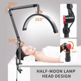 Adjustable Beauty Light for Eyelash Techs - 16 Inch - Black