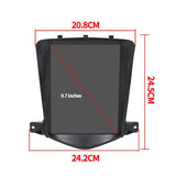 9.7 Inch Navigation System For Chevy Cruze + 12-Light Camera - 2 + 32G Standard + 12 Light Camera - Top-Down View