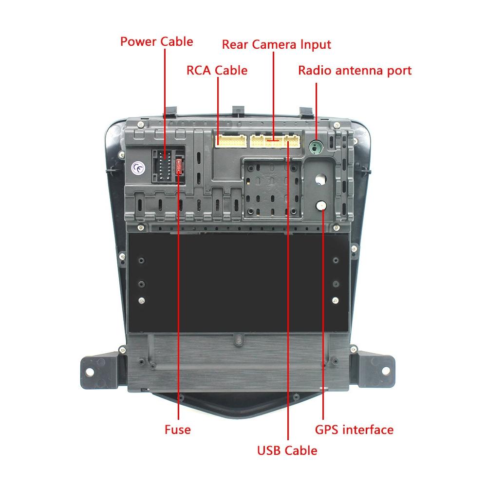 9.7 Inch Navigation System For Chevy Cruze + 12-Light Camera - 2 + 32G Standard + 12 Light Camera
