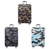 Xl Dustproof Travel Trolley Suitcase Cover - Wear-resistant - Camouflage 2 - Side View