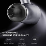 Wireless Stereo Sports Bluetooth 5.0 Earphones - V7 Business Style - Black - Low Angle