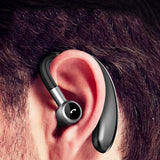 Wireless Stereo Sports Bluetooth 5.0 Earphones - V7 Business Style - Black - Extra Image
