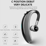 Wireless Stereo Sports Bluetooth 5.0 Earphones - V7 Business Style - Black - Extra Image