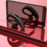 Wireless Stereo Sports Bluetooth 5.0 Earphones - V7 Business Style - Black - Extra Image