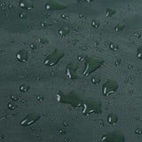 Waterproof Retractable Canopy for Outdoor Patio - 3.5m Size Dustproof Protective Cover - Green