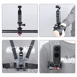 Adjustable Action Camera Tripod Adapter - 1 / 4 Screw - Low Angle