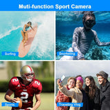 Waterproof 48mp Dual Screen Outdoor Camera - Wdc901 - Yellow