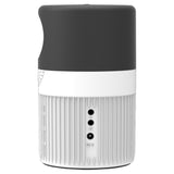 3000 Lumens Mini Projector With 100 Inch Screen - Black White - Top-Down View