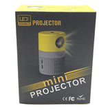 3000 Lumens Mini Projector With 100 Inch Screen - Black White - Extra Image