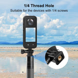 Protective Frame with Adapter for Insta360 X3 - Mount and Screw - Top-Down View