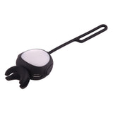 Self-lighting Smart Phone Hook for Iphone Galaxy Huawei Xiaomi Lg Htc - Black - Top-Down View