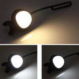 Self-lighting Smart Phone Hook for Iphone Galaxy Huawei Xiaomi Lg Htc - Black - 45-Degree Angle