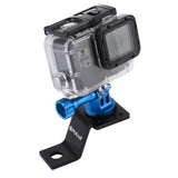 Universal Motorcycle Mount for Action Cameras - Black - Extra Image