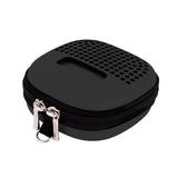 Shockproof Eva Bag for Bose Soundlink Micro Speaker - Portable with Rope & Metal Buckle Black - Top-Down View