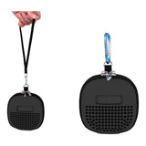 Shockproof Eva Bag for Bose Soundlink Micro Speaker - Portable with Rope & Metal Buckle Black - 45-Degree Angle