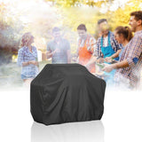 Waterproof Bbq Grill Cover - 210d Oxford Cloth - Dust-proof - Anti-uv - 100x60x150cm - Outdoor - Close-Up Angle