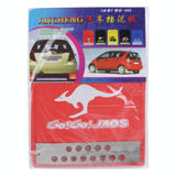 2 Pcs Premium Heavy Duty Molded Splash Mud Flaps Auto Front And Rear Fender Guard Small Size Random Pattern Delivery - Black - Extra Image
