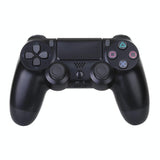 Black Wireless Bluetooth Snowflake Game Controller for Ps4 - Front View