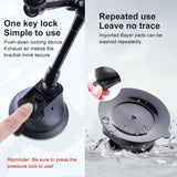 Dual-leg Suction Cup Arm Phone Clamp Mount with Connecting Rod