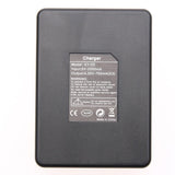 Remote Control Charger for Dual Batteries with Usb Cable for Gopro Hero7 / 6 / 5 - Top-Down View