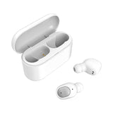 Wireless Bluetooth 5.0 Earphones - Binaural Stereo Automatic Pairing - Black - Side View