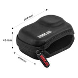 Portable Camera Case for Dji Action 3 / 4 - Pu Material - Side View