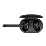 Waterproof Bluetooth 5.0 Tws Earphones with Touch Control - Black - Side View