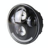 5.75 Inch Dc12V 6000K - 6500K 40W Car Led Headlight For Harley Black - 45-Degree Angle