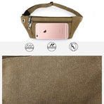 Versatile Canvas Shoulder Bag - Black