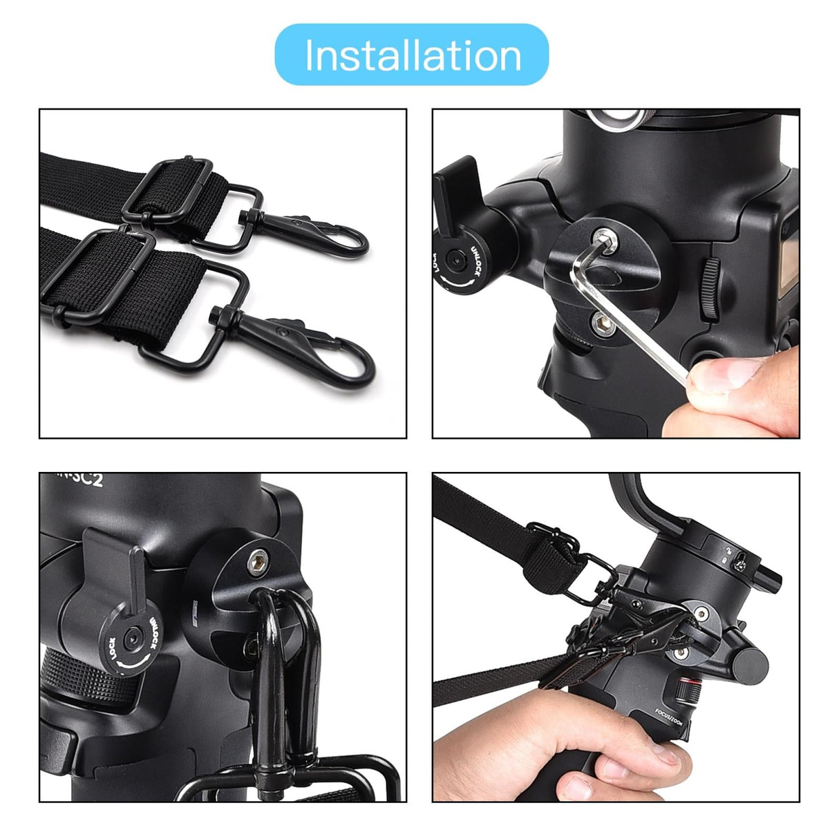Stress-relieving Neck Strap for Dji Ronin Rs 2 / C2