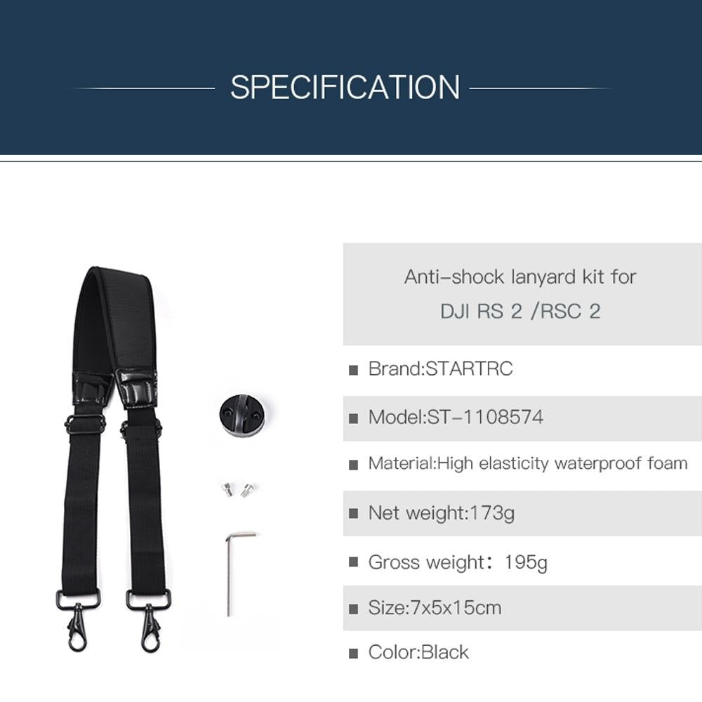 Stress-relieving Neck Strap for Dji Ronin Rs 2 / C2