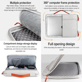 Versatile Laptop Bag for Work and Travel - Black - Close-Up Angle