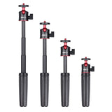 Foldable Tripod Selfie Stick with Bluetooth Remote for Gopro Hero 12