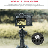 Video Camera Cage Stabilizer For Canon Eos R5 / R6 / R - Black - 45-Degree Angle