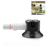 Aluminum Alloy 3 Car Suction Cup Mount - Front View