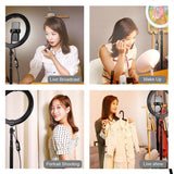 10.2 Rgbw Led Ring Light Kit with Tripod and Remote Control