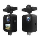 Silicone Protective Case for Gopro Max with Dual Lens Caps - Side View