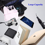 Large Capacity Anti-Theft Usb Shoulder Bag - Waterproof & Business Ready - Top-Down View