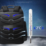 Large Capacity Anti-Theft Usb Shoulder Bag - Waterproof & Business Ready - Close-Up Angle