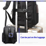 Large Capacity Anti-Theft Usb Shoulder Bag - Waterproof & Business Ready